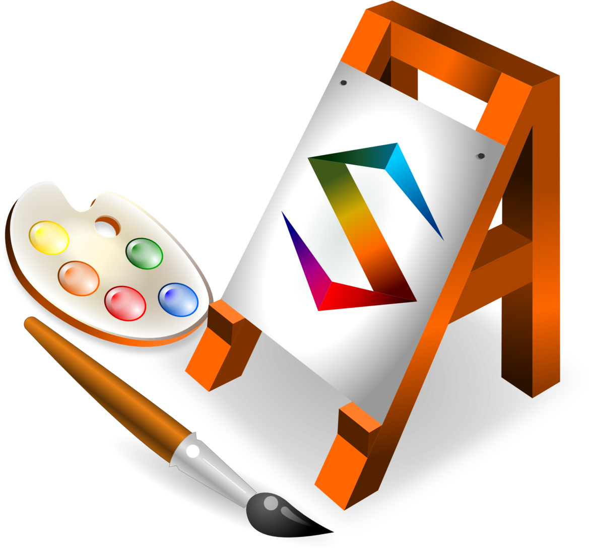 Arts, Artistic, Artist, Painter, Paintbrush - Imagenes De Artistica Png Clipart (624x581), Png Download