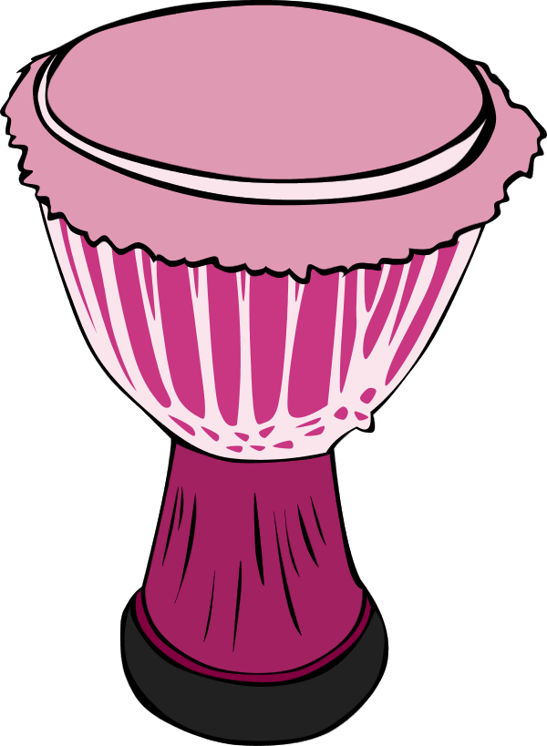 West African Djembe - African Drum Png Clipart (600x819), Png Download