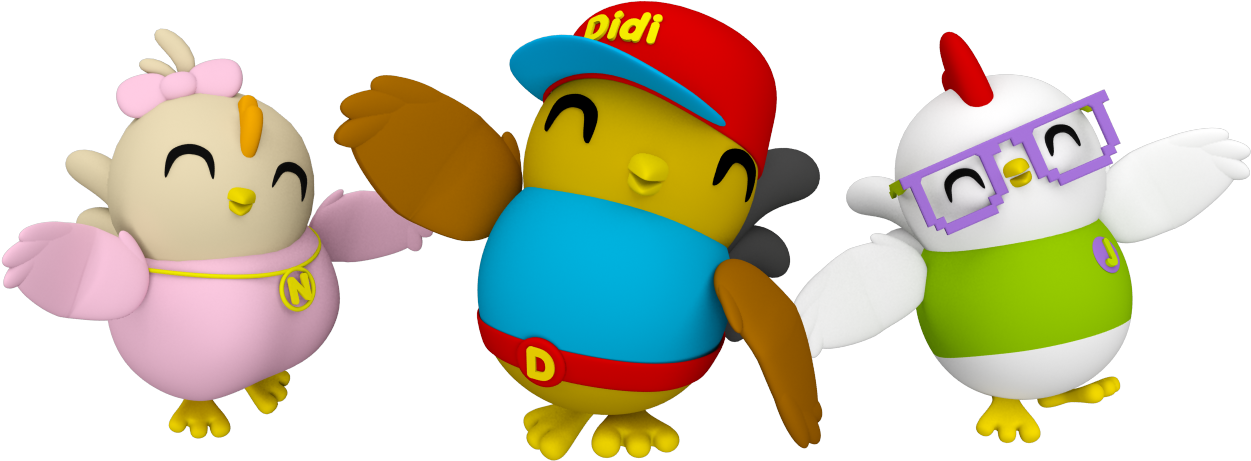 Coretan Dari Ain - Didi And Friends Clipart - Png Download (1280x720), Png Download