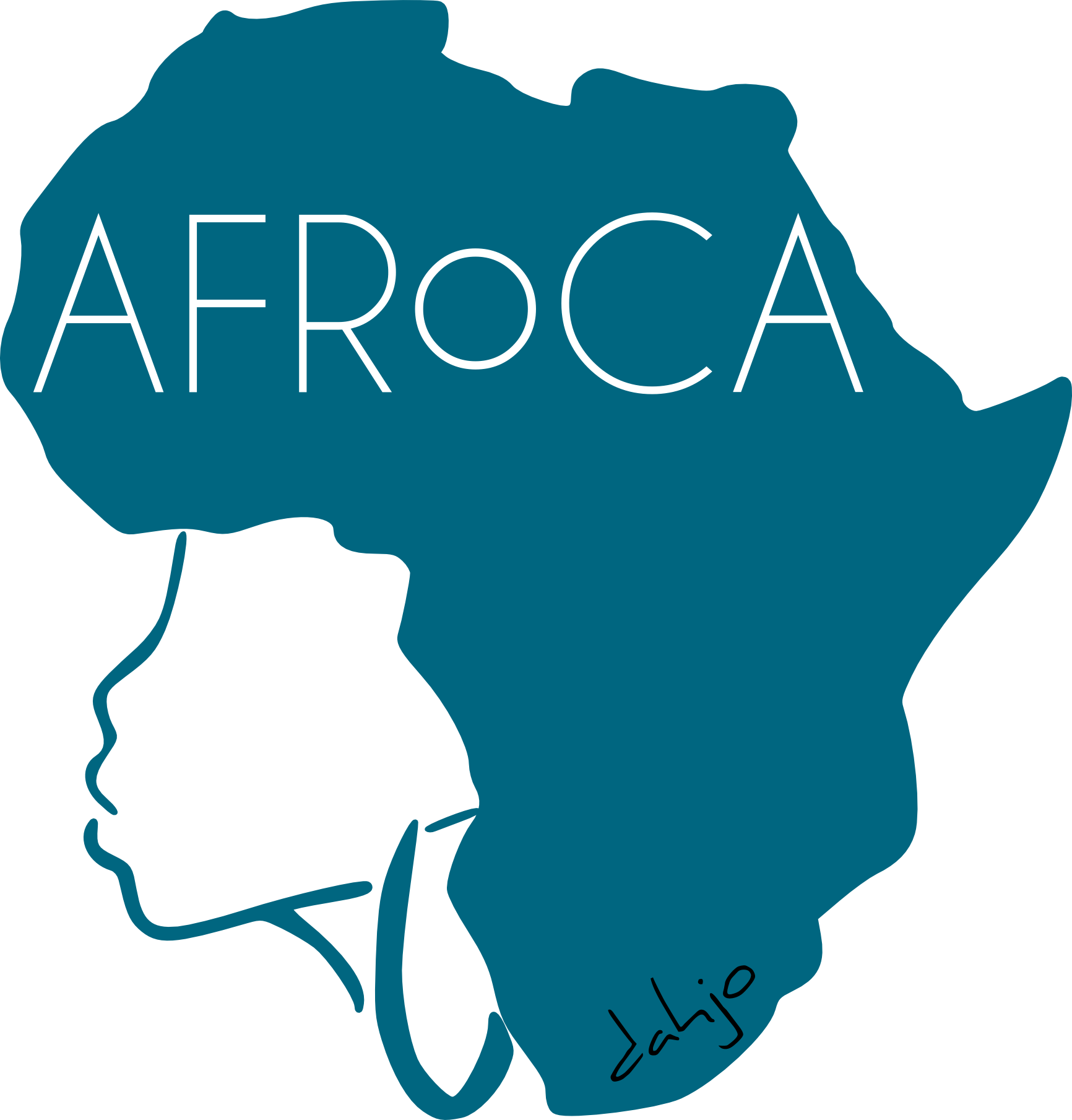 Africa Clipart African Crown - Africa Map With Afro - Png Download (1732x1809), Png Download