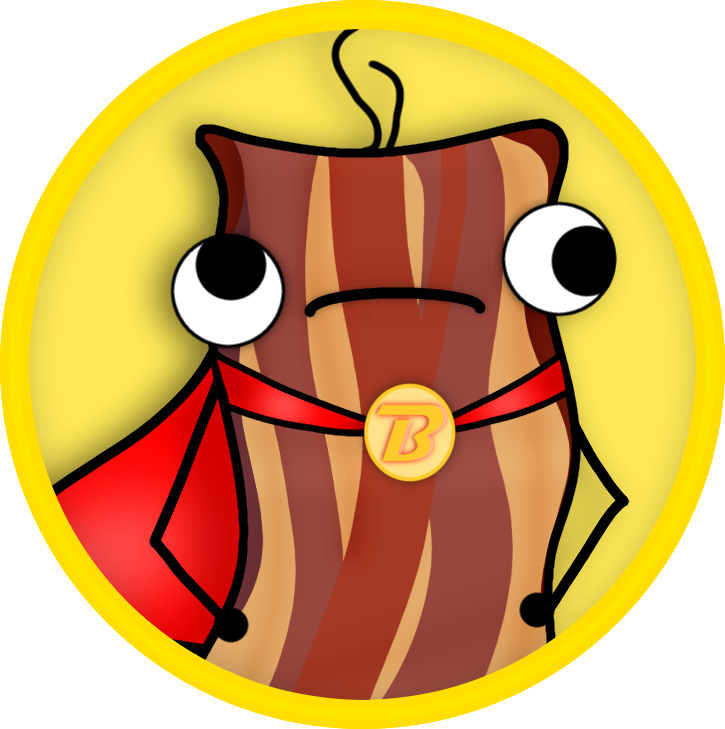 Bacon Clipart Animated - Cartoon Bacon Png Transparent Png (725x729), Png Download