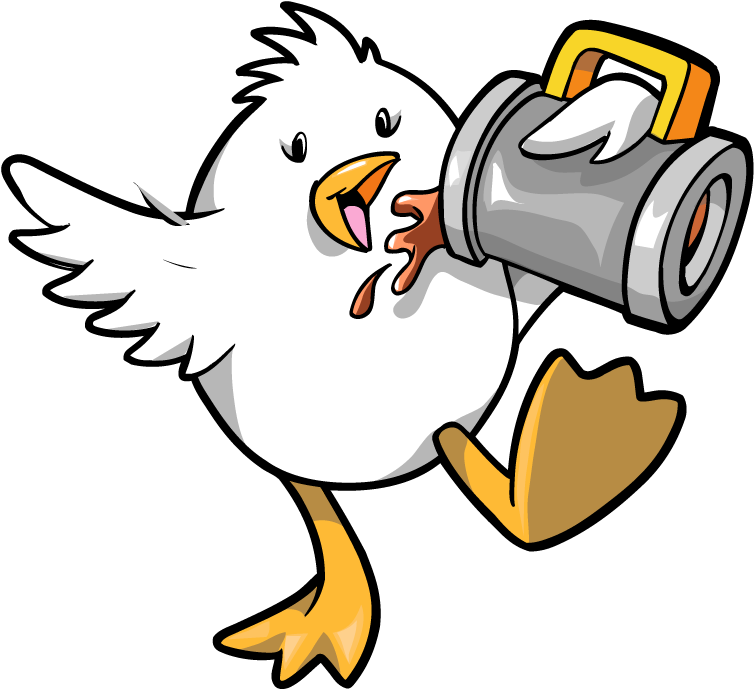 Transparent Beer Clip Art - Chicken Beer Cartoon - Png Download (754x689), Png Download
