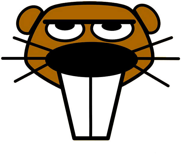 Cartoon Beaver Face Clipart - Beaver Cartoon - Png Download (636x800), Png Download