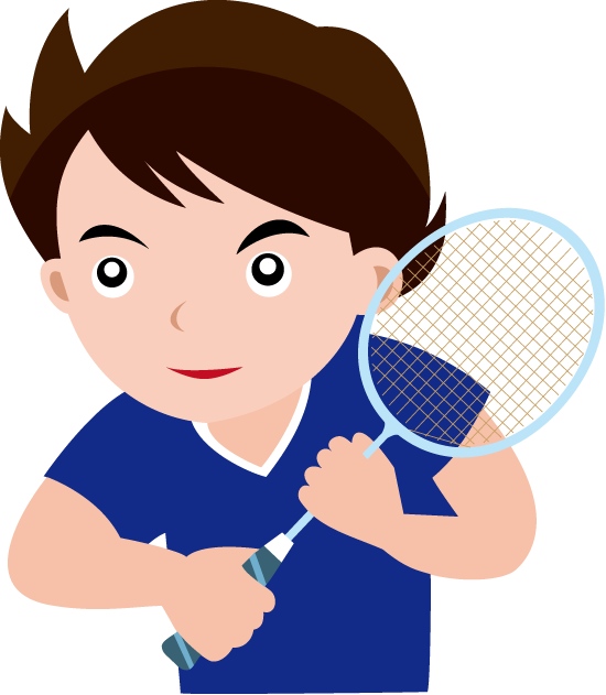 Transparent Tennis Racquet Clip Art - Boy Playing Clip Art - Png Download (550x631), Png Download