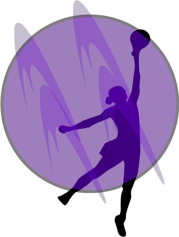 Netball Lilac Svg Clip Arts - Transparent Girl Basketball Silhouette - Png Download (1024x1024), Png Download