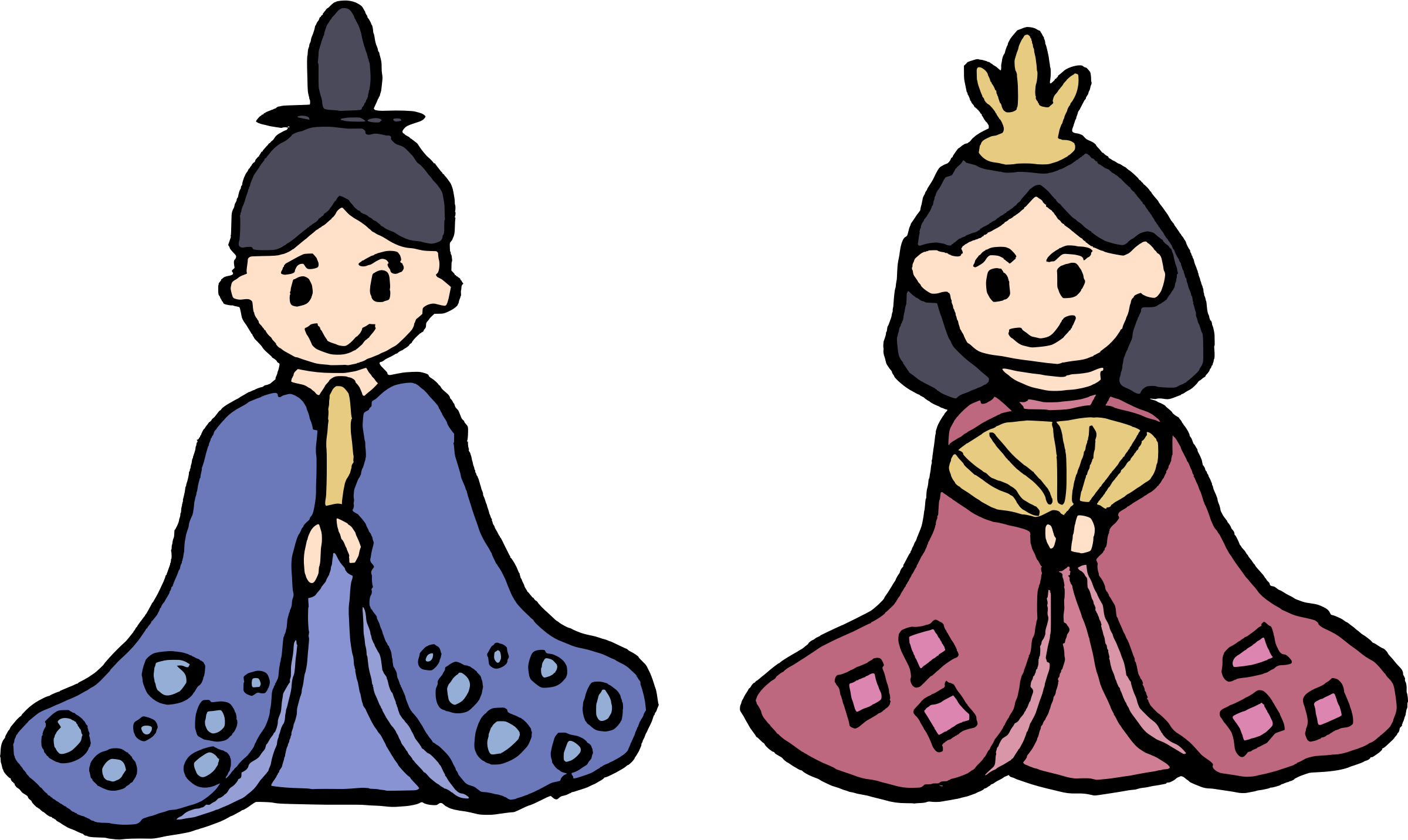 Doll Clipart Public Domain - Doll - Png Download (2400x1432), Png Download