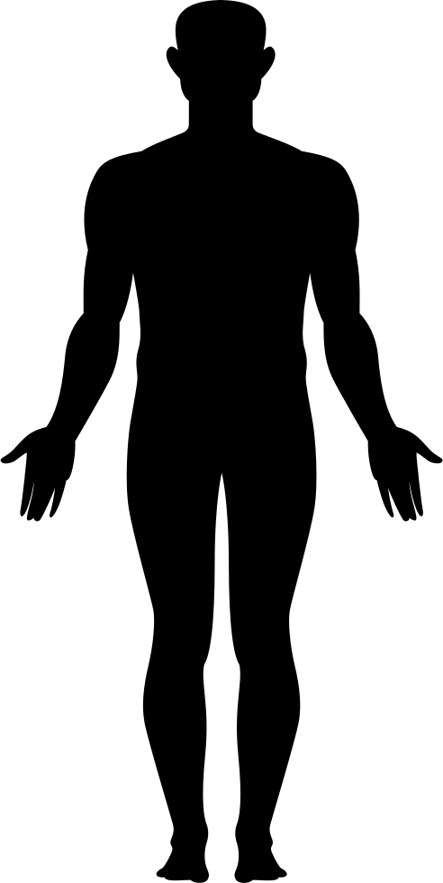 Standing Clipart (492x980), Png Download