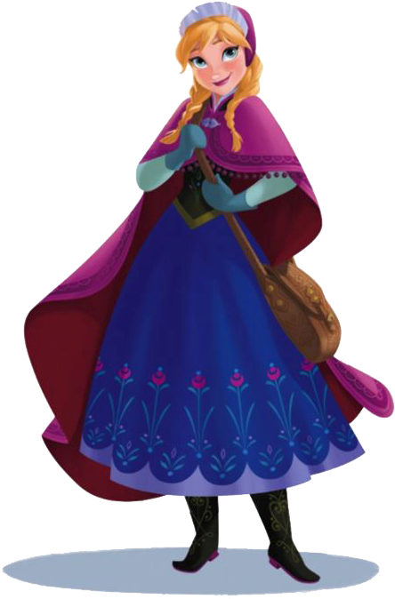 Beast - Clipart - Anna Frozen Clip Art - Png Download (455x685), Png Download