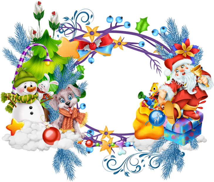 Tubes Cadres,png Noel Clipart (728x630), Png Download