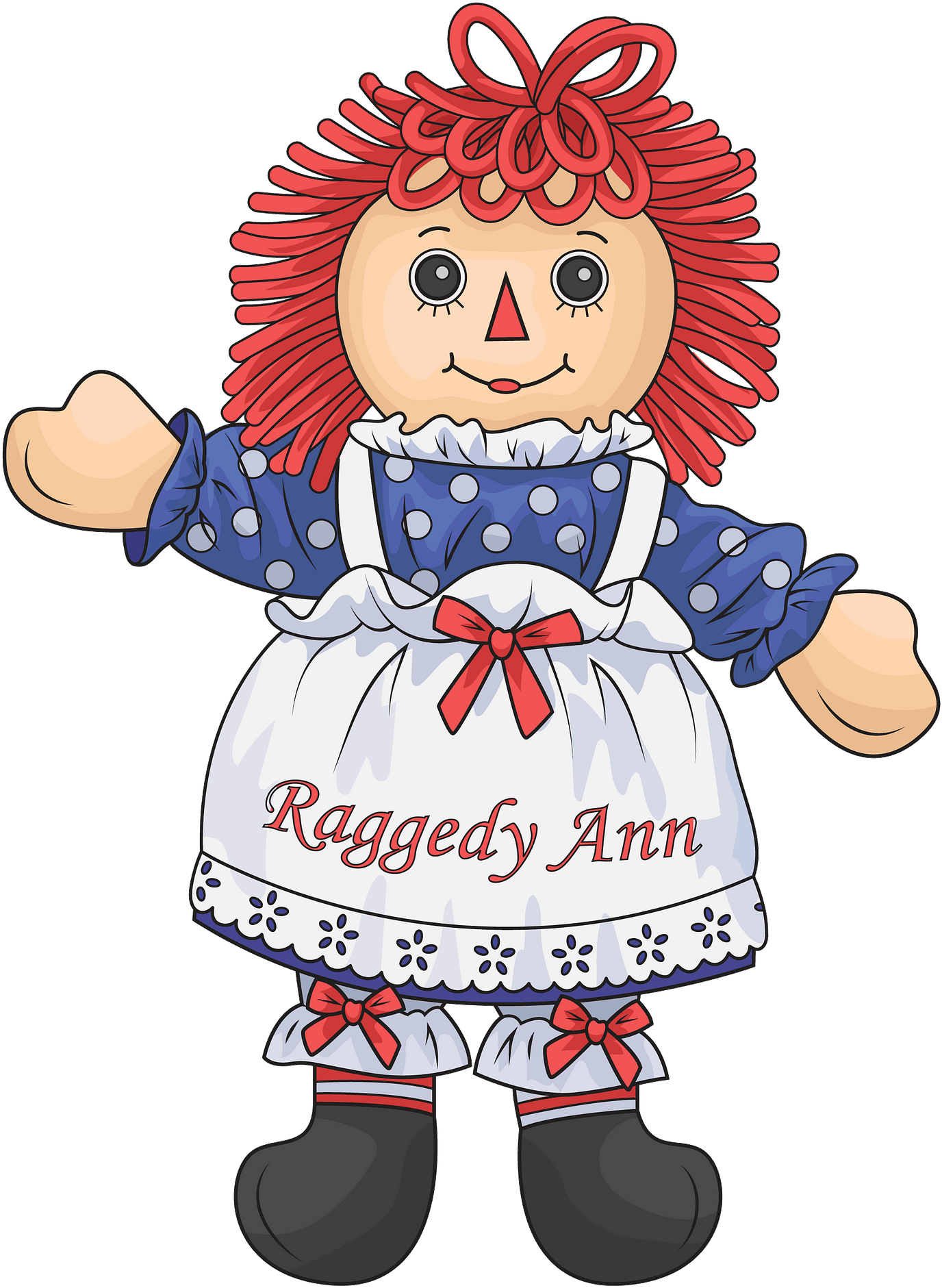 Download Raggedy Ann Vector Clipart (5280560) PinClipart