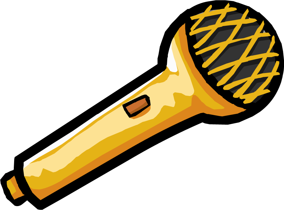 Microphone Images - Cliparts - Co - Golden Microphone Clipart - Png Download (946x702), Png Download