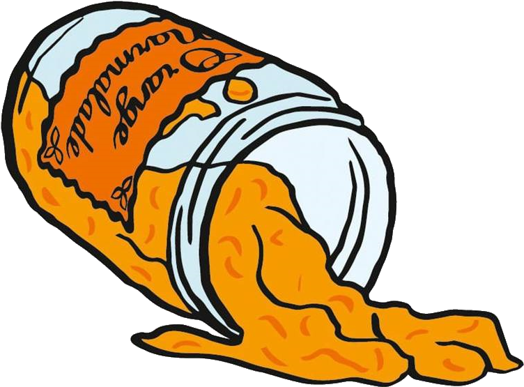 Paddington Bear Marmalade Jar Clipart (758x560), Png Download