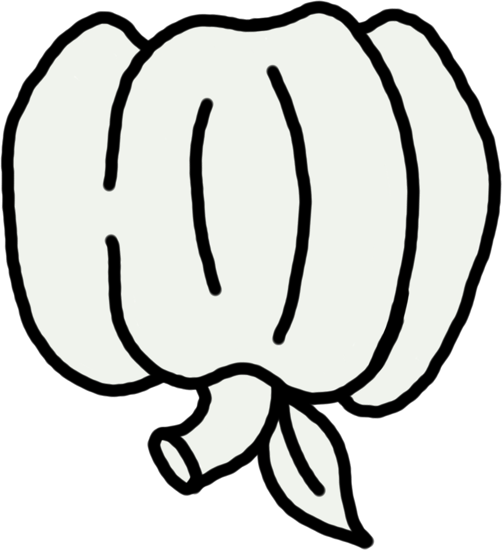 Free Black And White Pumpkin Clip Art - Png Download (977x1070), Png Download