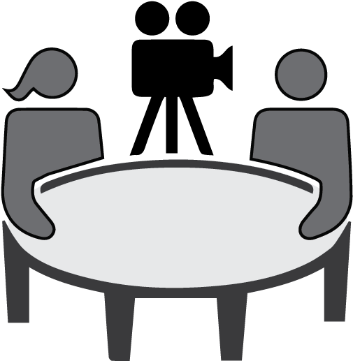 The Talk Show Sswm - Tv Talk Show Cartoon Clipart (684x684), Png Download