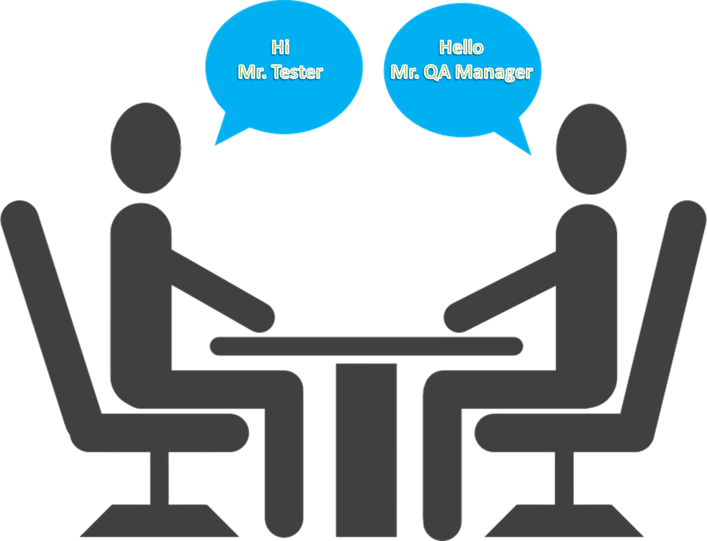 Interview With Tux Symbol Vector Image - Interview Clipart - Png Download (600x600), Png Download