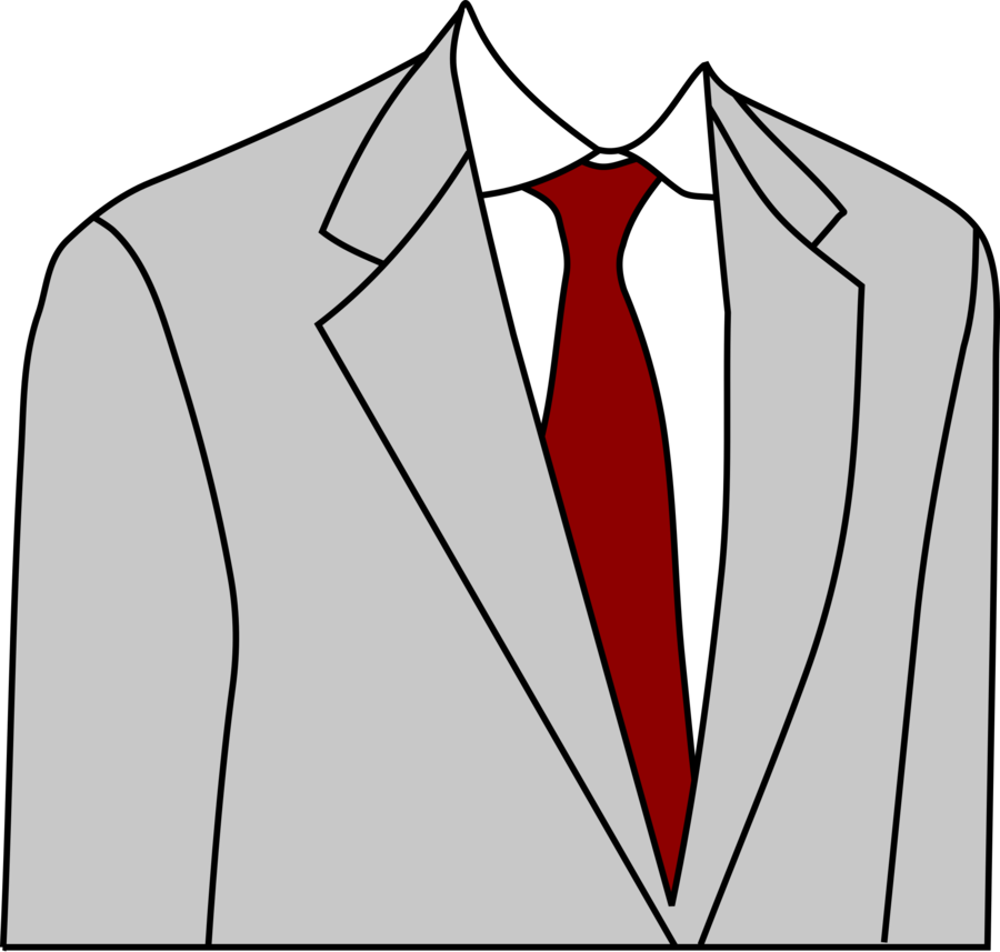 Light Grey Suit Jacket Vector Image - Mens Suit Clipart - Png Download (600x600), Png Download