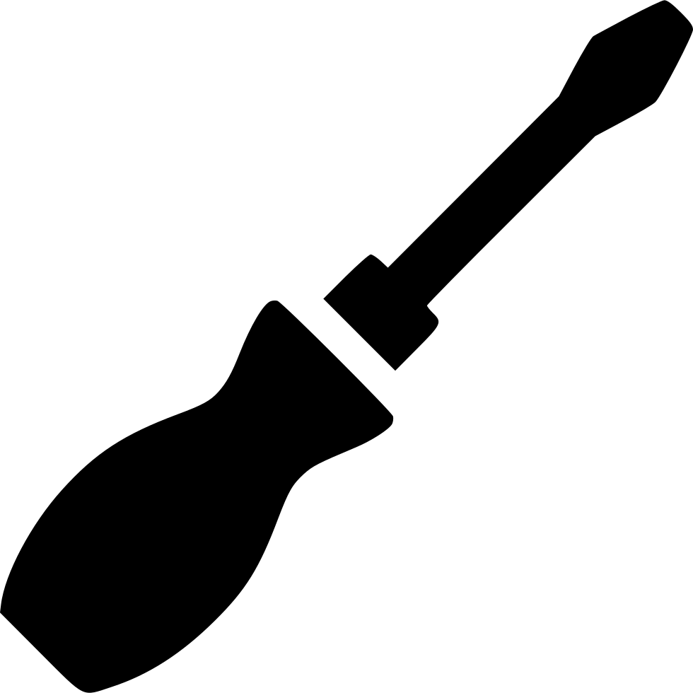 Screwdriver Clipart Free Screwdriver Svg Png Icon Free - Electric Guitar Icon Transparent Background (980x980), Png Download
