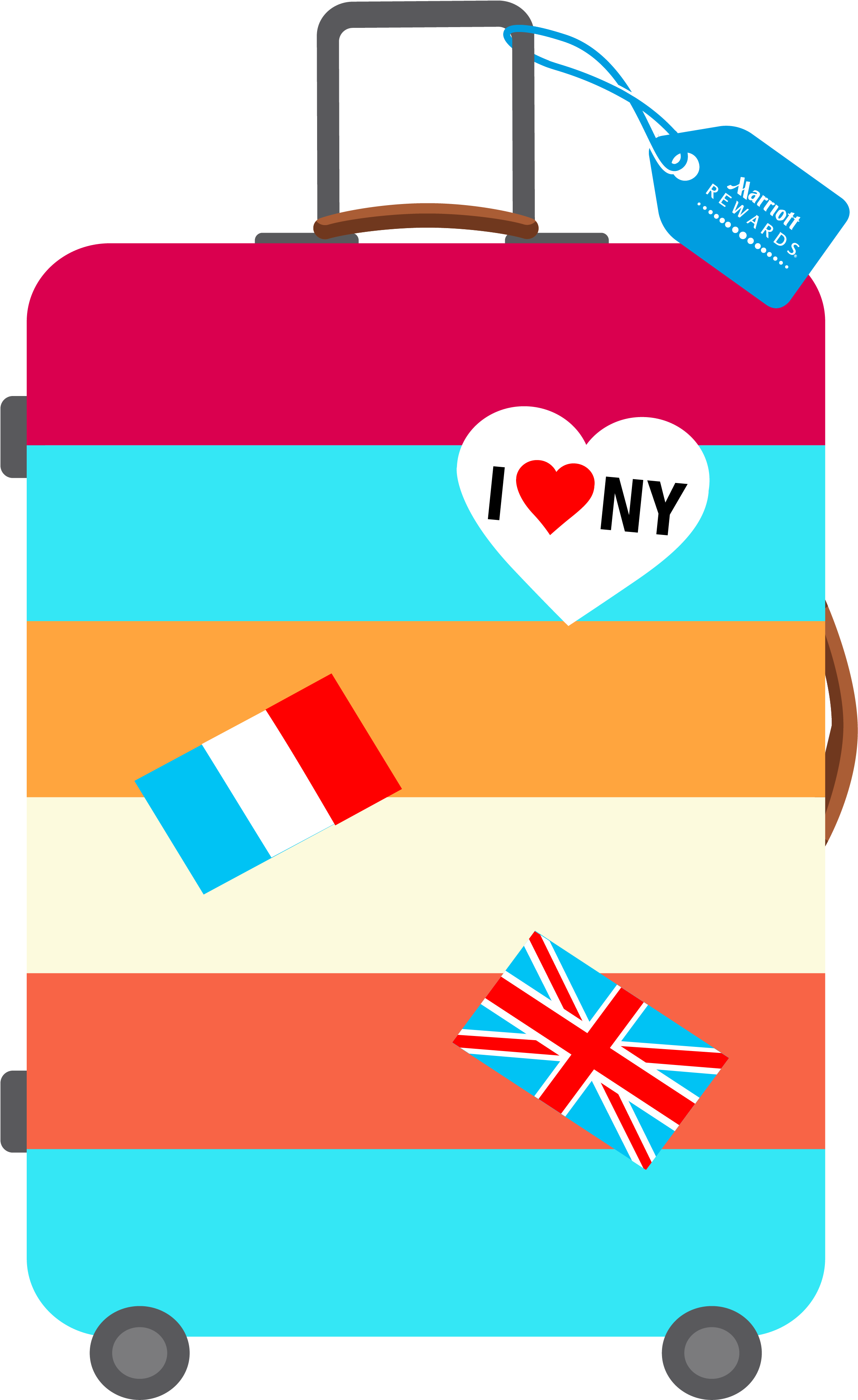 Travel Stickers Png Clipart (4167x4167), Png Download
