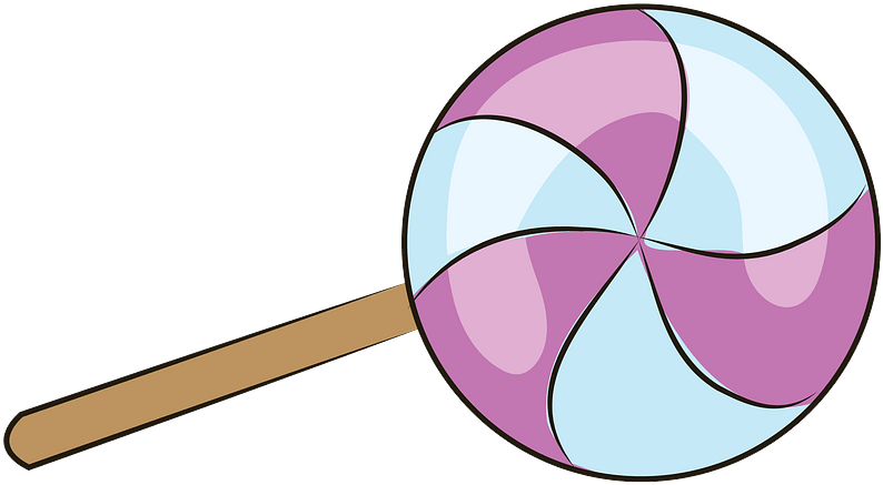 Lollipop Clipart - Png Download (800x609), Png Download