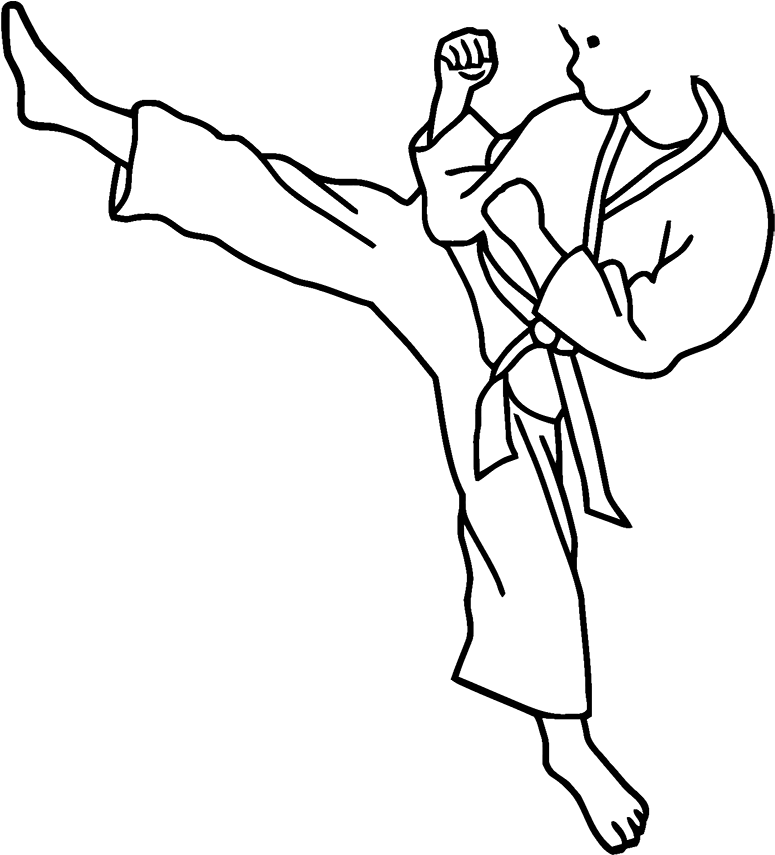 Or Martial Arts Personalized - Karate Clip Art - Png Download (1000x1000), Png Download