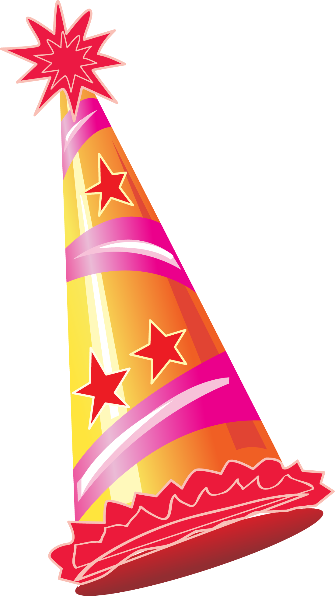 Party Birthday Hat Png - Birthday Cap Png Clipart (1101x1959), Png Download