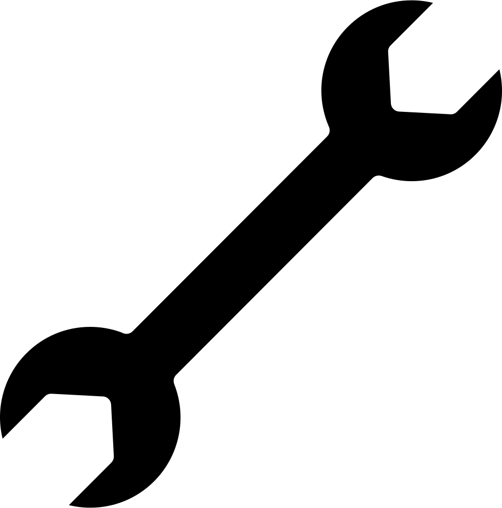 Double Wrench - Vector Wrench Png Clipart (980x990), Png Download