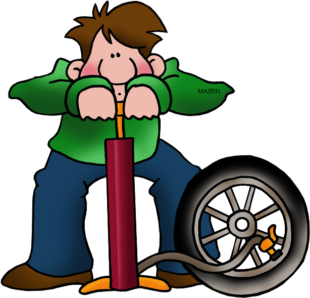 Bicycle Clipart Toy - Bicycle Pump Clipart - Png Download (648x614), Png Download
