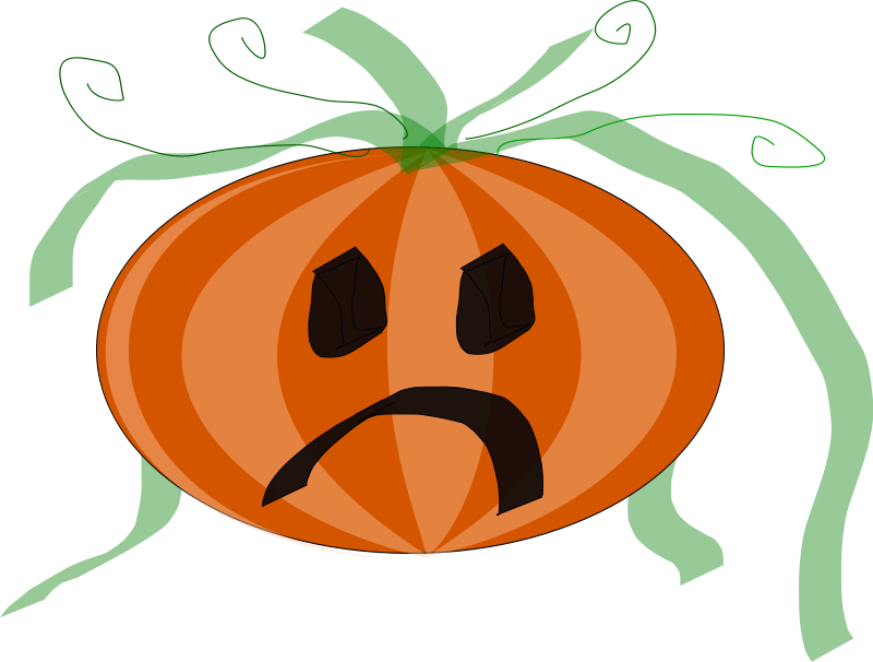 Free Stock Photos - Smutne Dynie Na Halloween Clipart (800x606), Png Download