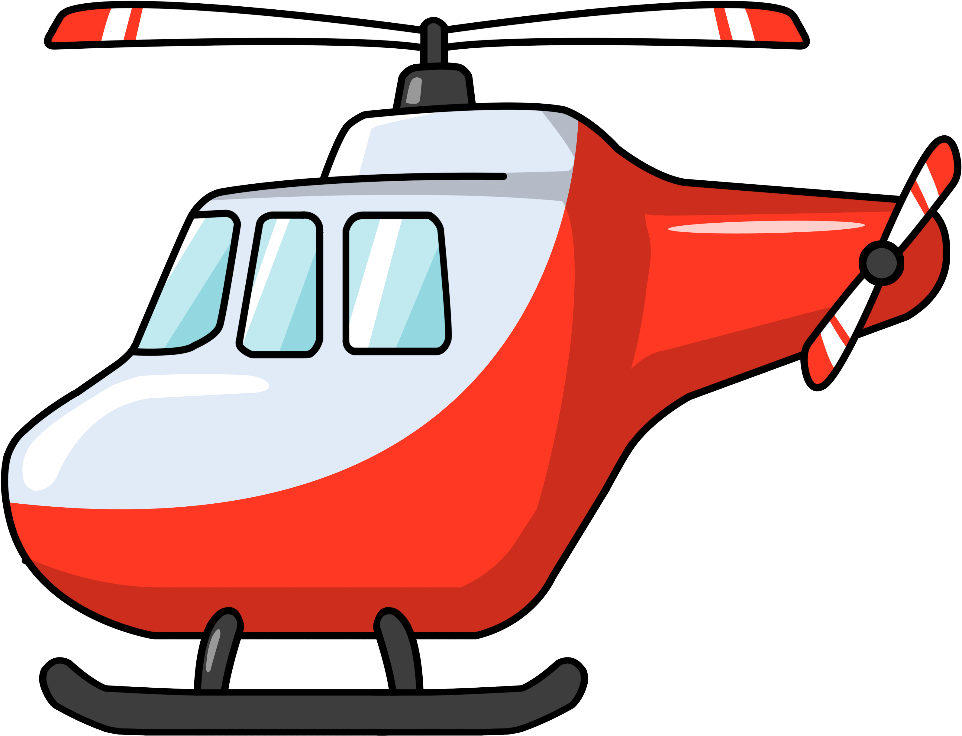 Clip Library Library Ambulance Clipart Helicopter - Helicopter Clipart Png Transparent Png (3184x2436), Png Download