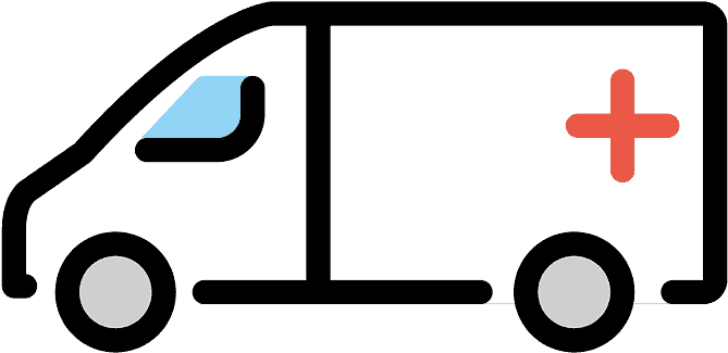 Ambulance Emoji Clipart - Png Download (800x800), Png Download