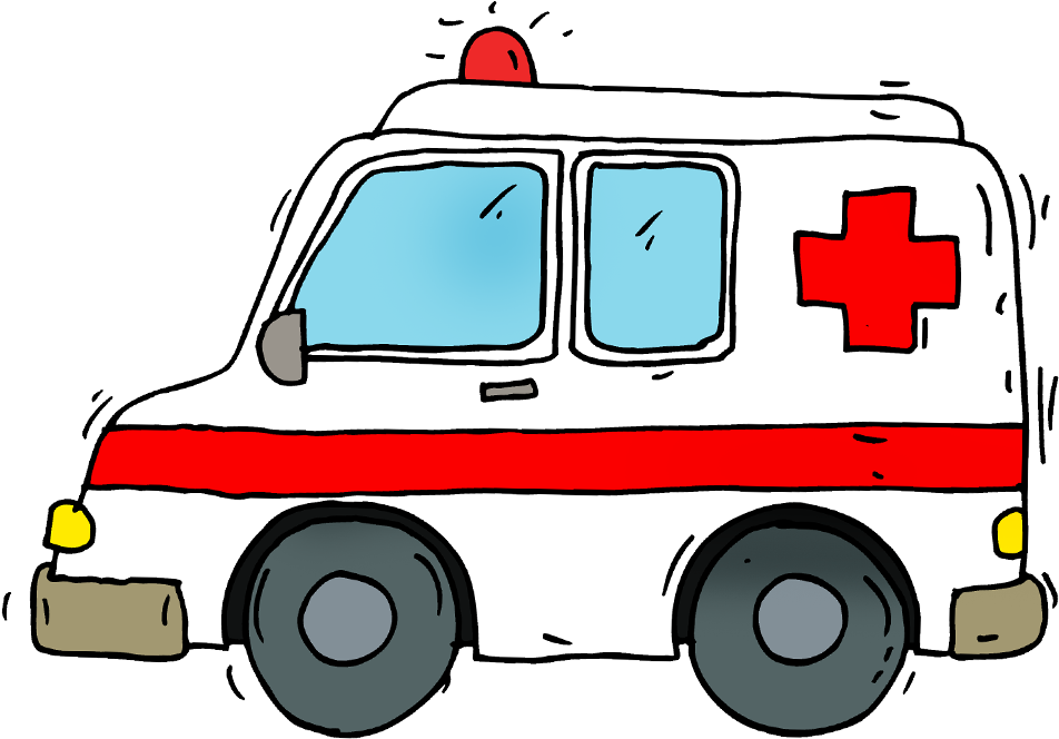 Ambulance Van Png Hd Photo - St John Ambulance Cartoon Transparent Clipart (952x664), Png Download