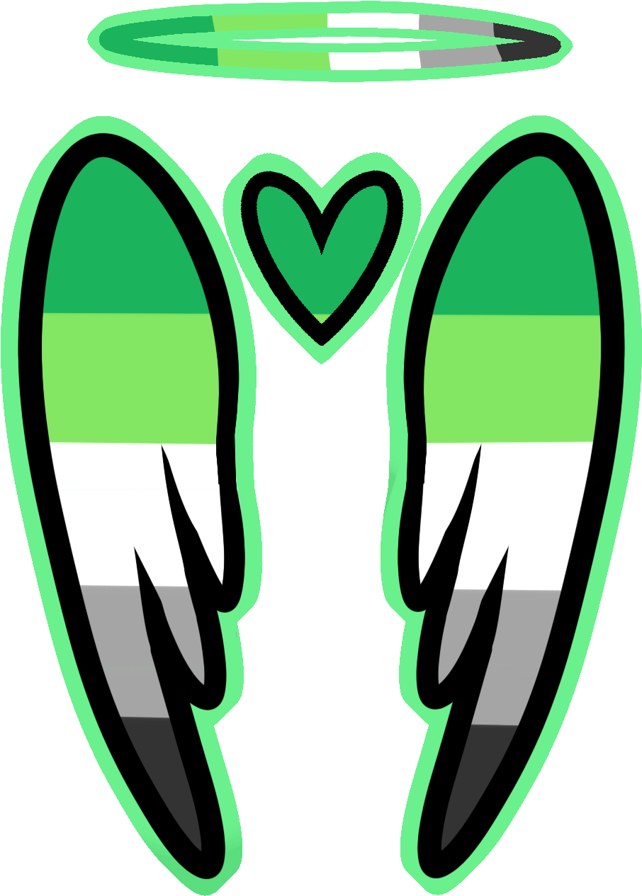 A Spec Tacular - Pride Angel Wings Clipart - Png Download (906x1265), Png Download