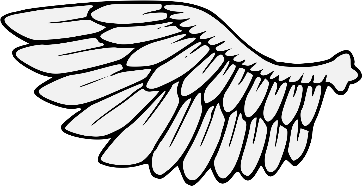 1414 X 731 - Bird Wings Clipart - Png Download (1389x716), Png Download