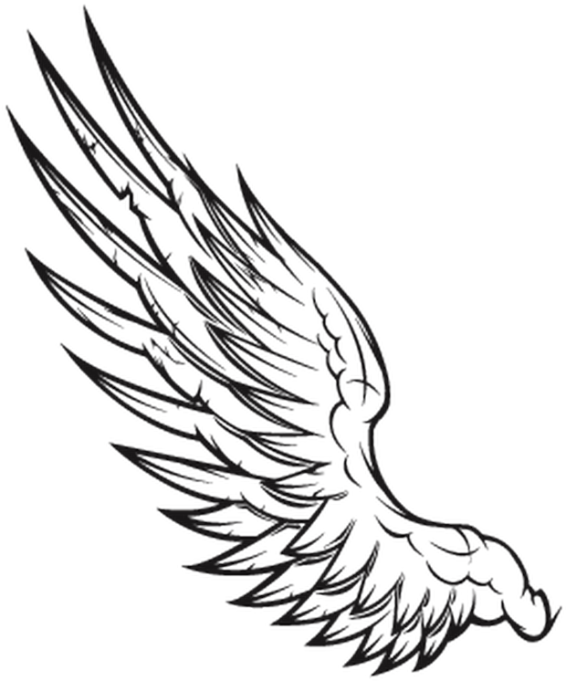 Angel Wing Tattoo Png Clipart (800x800), Png Download