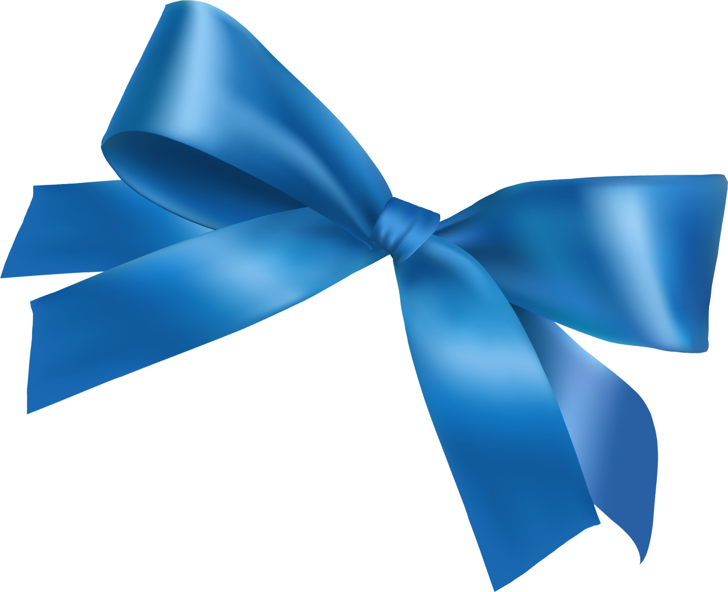 Голубой бант. Подарочный бантик. Blue bow. Бант клипарт. Синий бант.