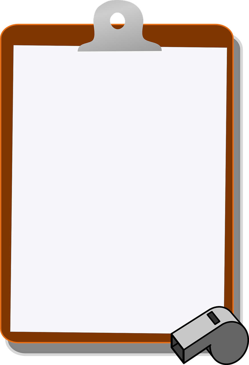 Counselor Cliparts Free Download - Clipboard For Coach Clipart - Png Download (874x1280), Png Download