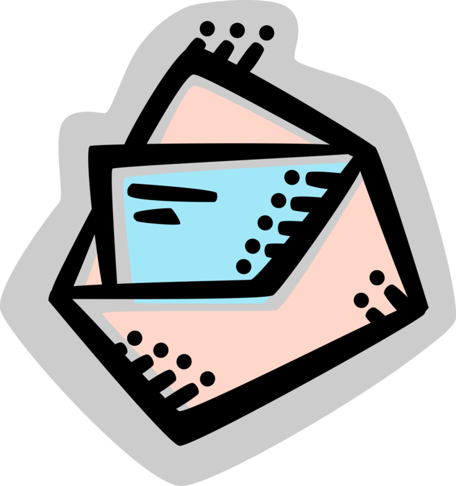 Mail Clipart Airmail Envelope - Png Download (657x700), Png Download