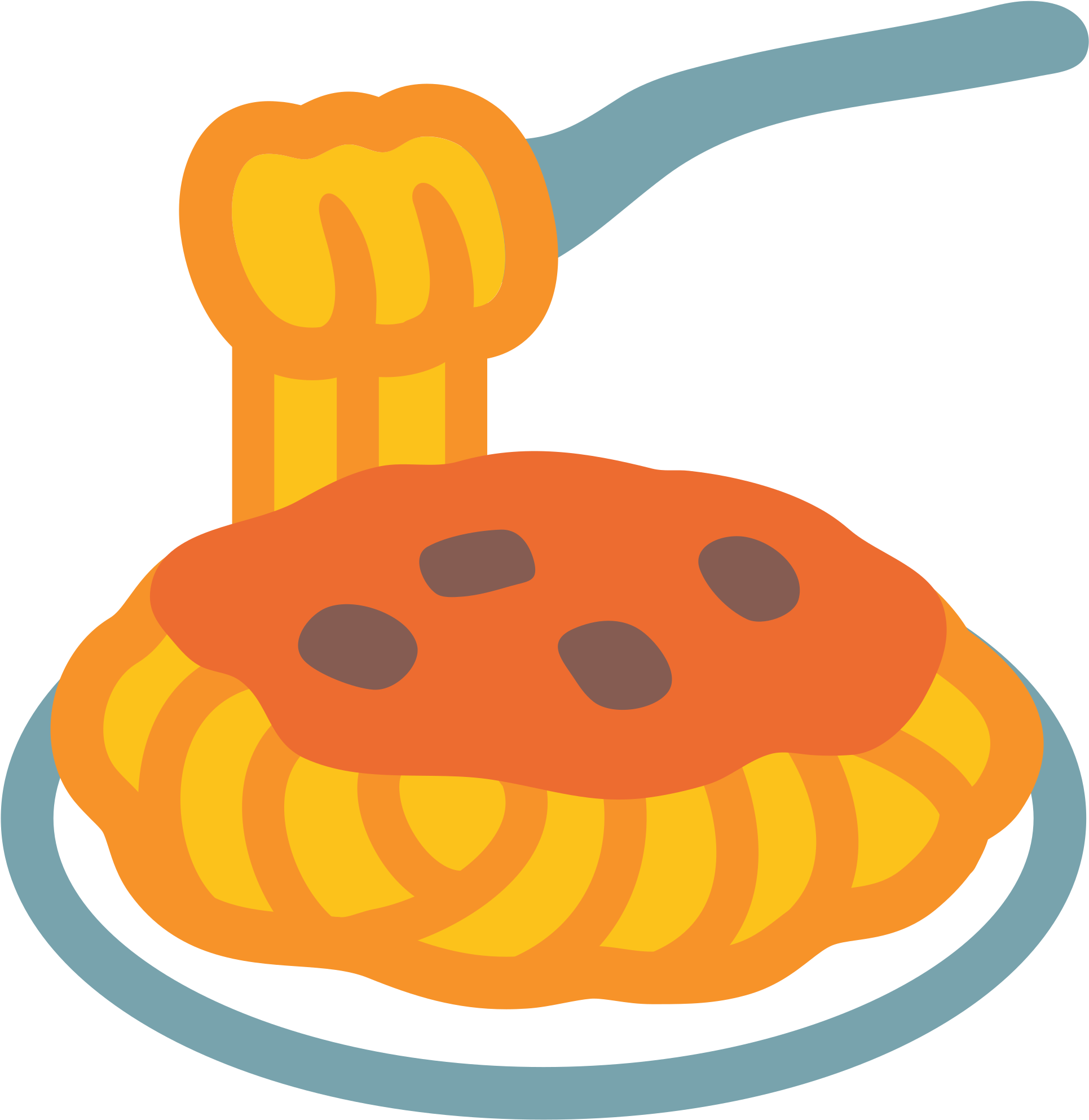 Hamster Clipart Spaghetti - Pasta Emojis - Png Download (1931x1985), Png Download