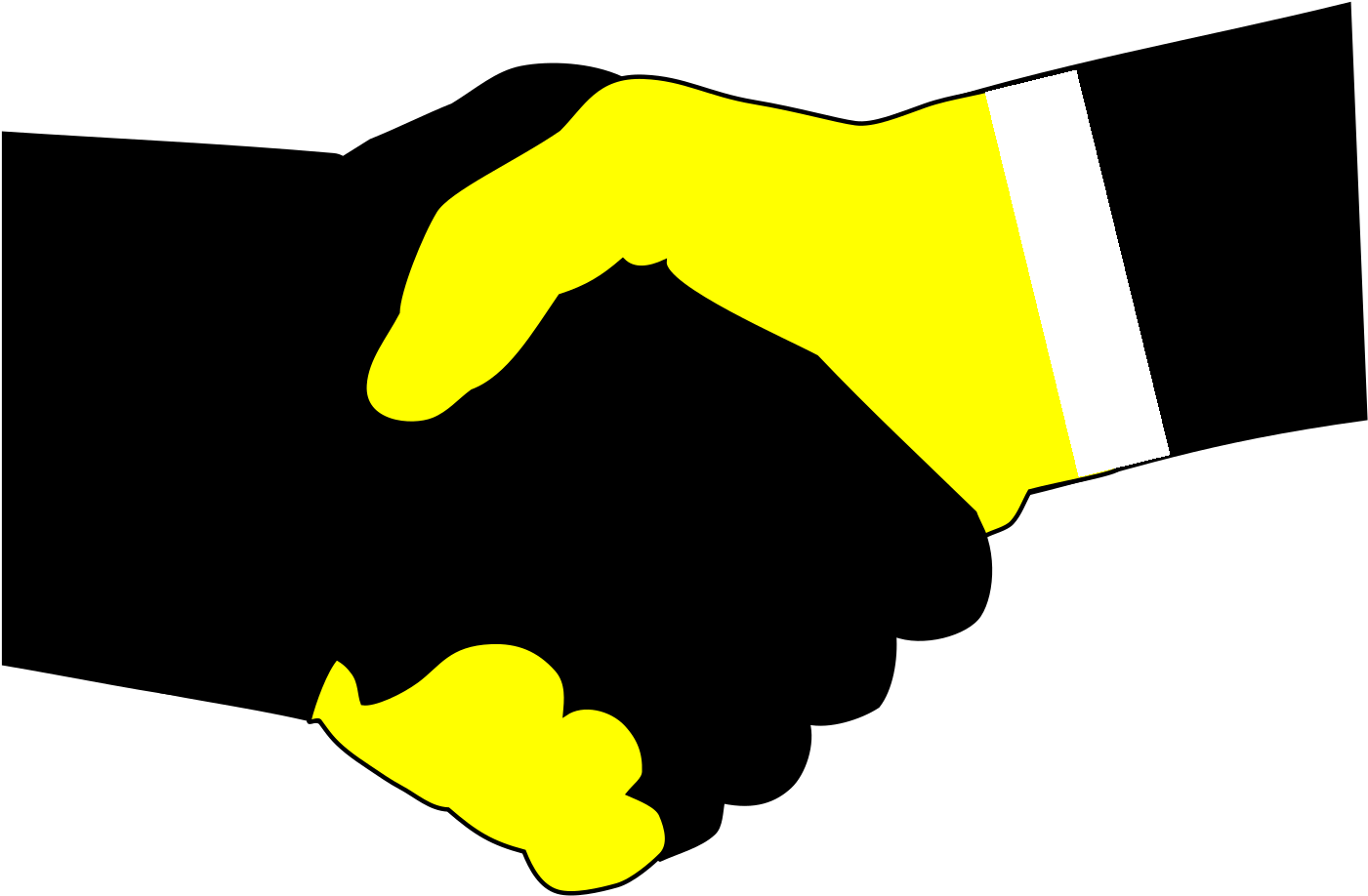 Handshake Clip Art - Png Download (1600x1600), Png Download