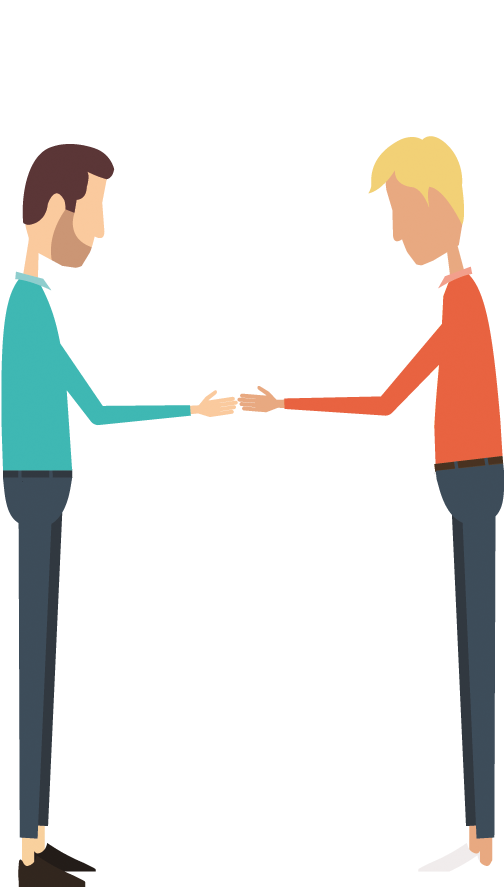 Partnership Clipart - Partnership Cartoon Png Transparent Png (510x890), Png Download