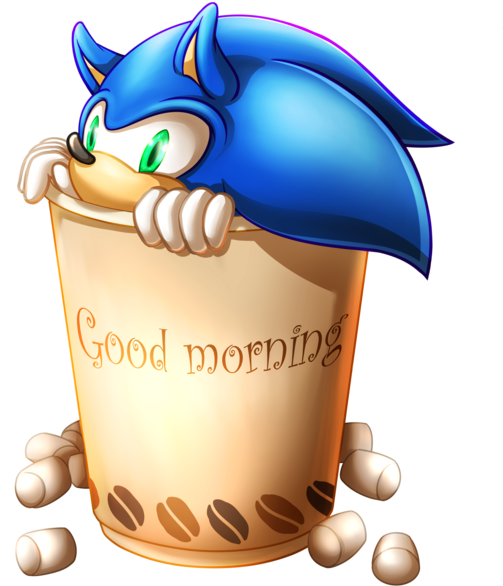 Morning Clipart Thank You - Sonic The Hedgehog Good Morning - Png Download (600x617), Png Download