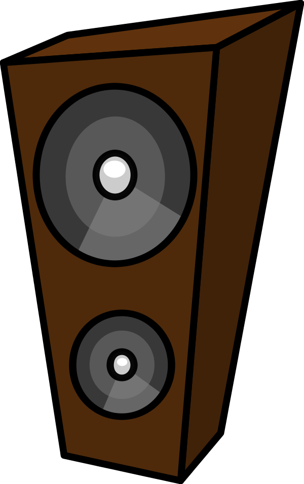 Cartoon Speaker Remix - Cartoon Speakers Png Clipart (600x954), Png Download