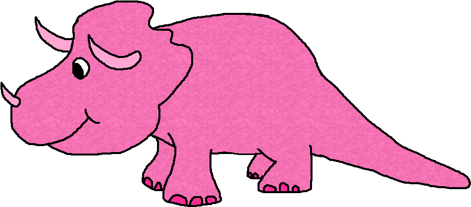 Free Pink Dinosaur Cliparts, Download Free Clip Art, - Dinosaur Clip Art - Png Download (971x436), Png Download