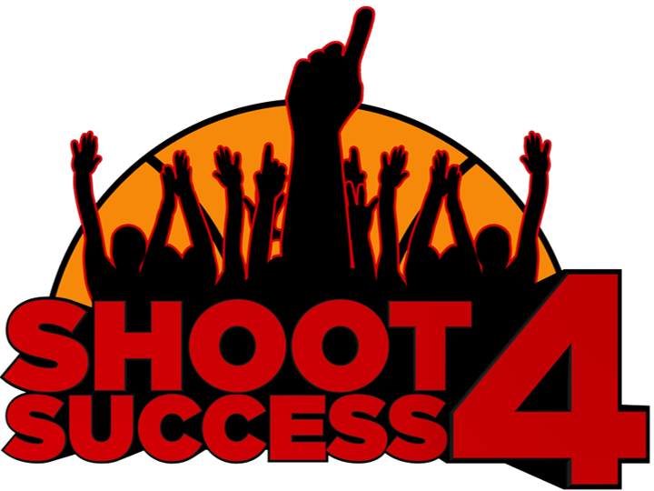 Form Shooting Basketball Clipart Vector Black And White - Poster On Shoot Of Success - Png Download (720x540), Png Download