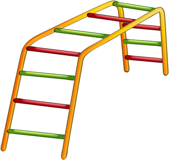 2 Спортивно-игровая Площадка - Transparent Monkey Bars Clipart - Png Download (800x716), Png Download