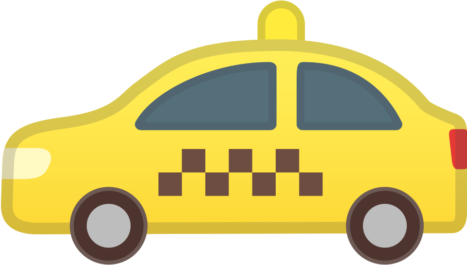 Transparent Taxi Cab Png - Taxi Icon Png Clipart (962x546), Png Download