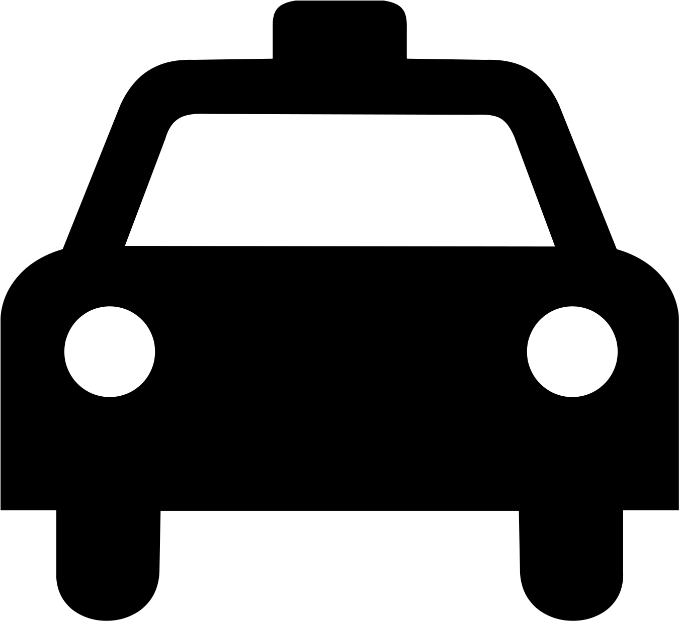 Download Taxi Png Images Free Download - Clipart Taxi Png Transparent Png (1350x1235), Png Download