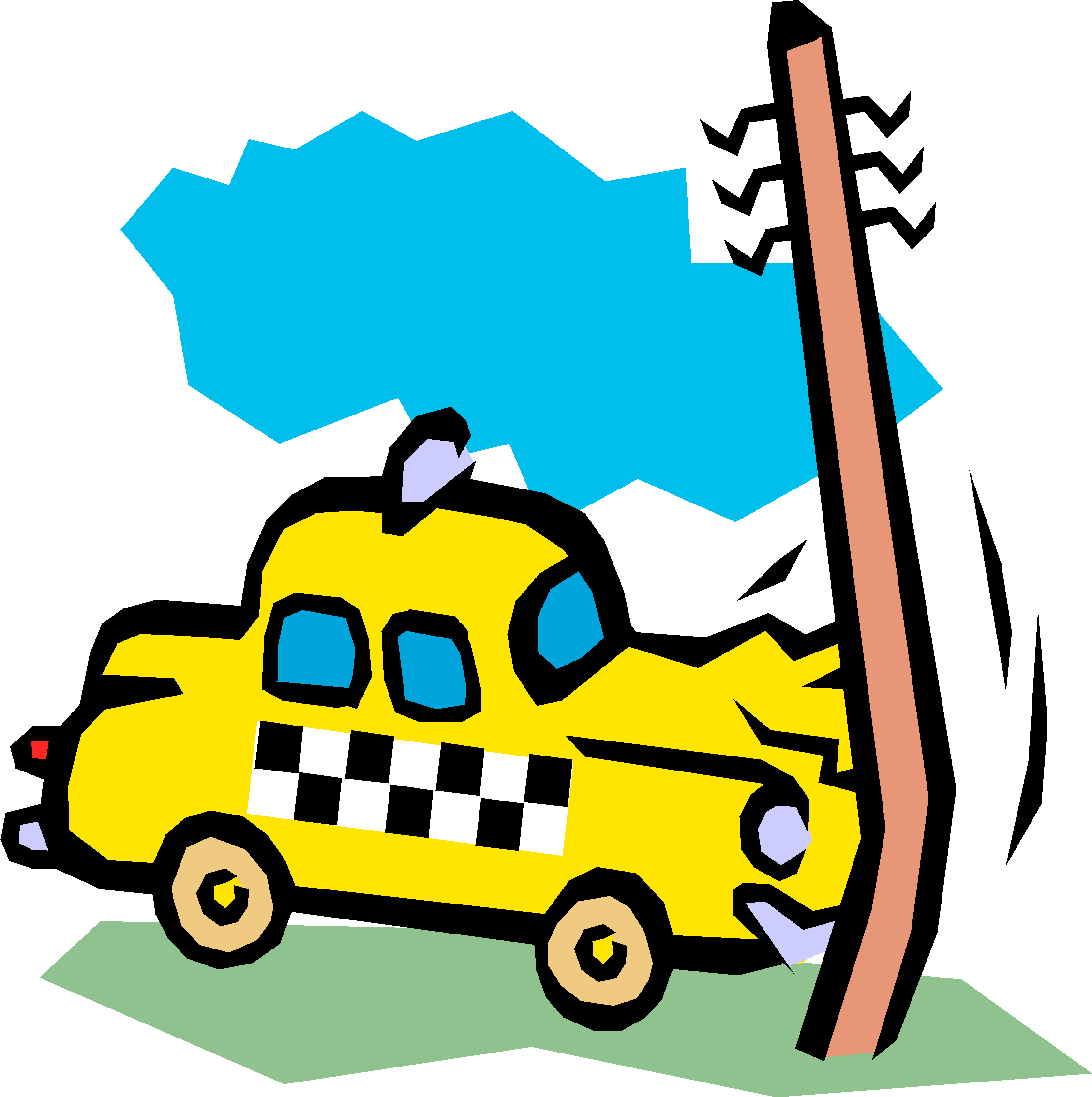 Car Accidents Clipart Png Free Unit 2 Forces And Newtons - Collision Drawing Transparent Png (2371x2395), Png Download