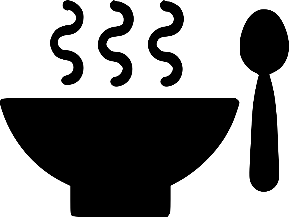 Soup Clipart Spoon - Bowl - Png Download (980x735), Png Download