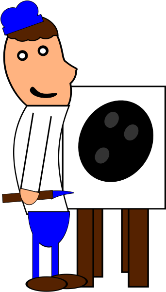 Mr Arts - Painting Clipart (455x800), Png Download